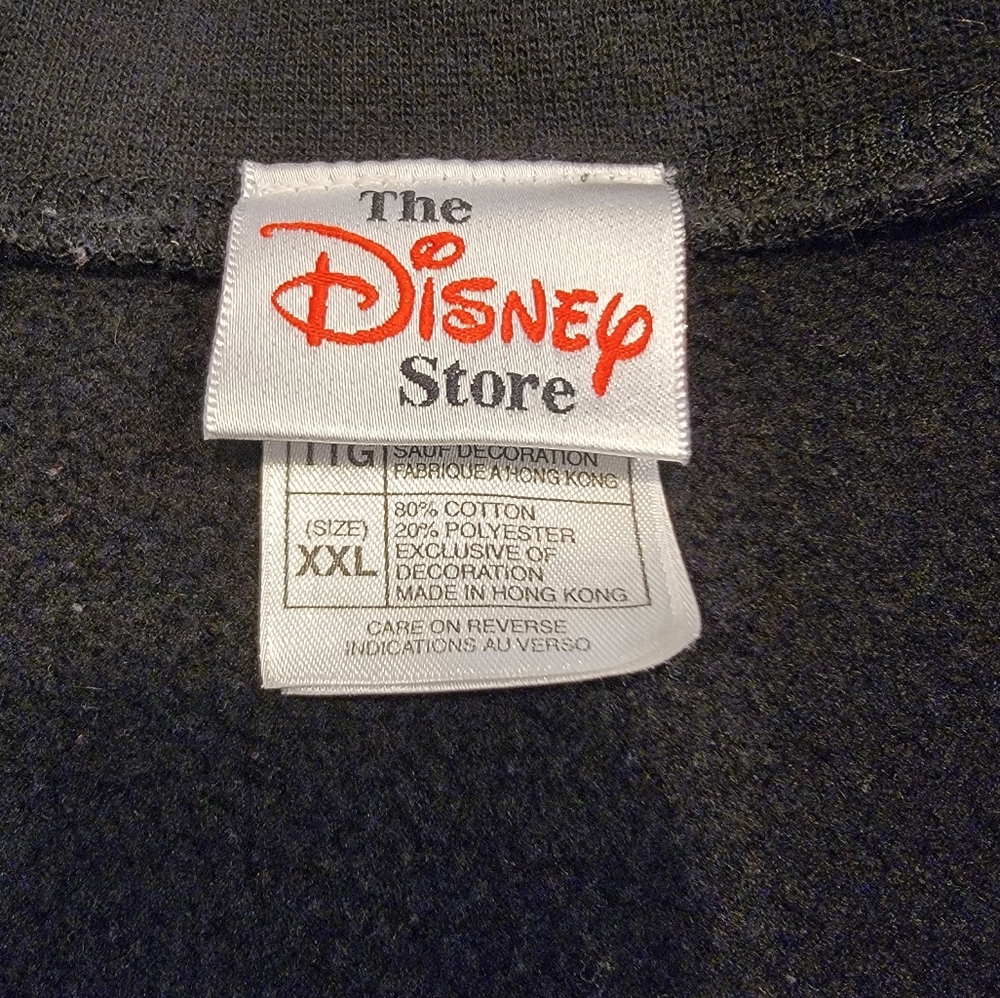 DISNEY‎ Mickey & Minnie Mouse Rhinestone Hearts Sweatshirt XXL - Picture 4 of 10